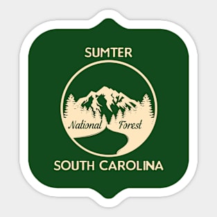 Sumter National Forest South Carolina Sticker